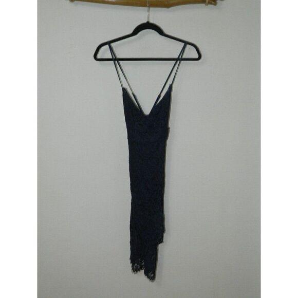 Lulu's Dress Flirting with Desire Blue Lace Bodycon Dress Size X-Small - Picture 3 of 5